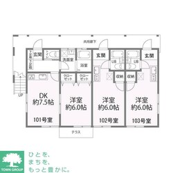 泉ハウスの物件間取画像